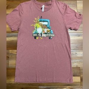 Fall Truck // Size Medium // Mauve, Blue, Black, Yellow